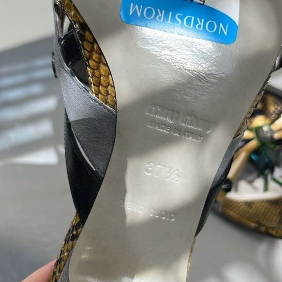 MiuMiu AW 2008 DragonflySlide Mules Heels - Picture 4 of 12